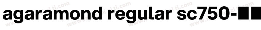 agaramond regular sc750字体转换